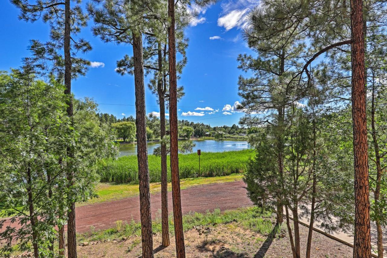 Serene Lakeside Cabin With Decks And Edler Lake Views! Pinetop-Lakeside Dış mekan fotoğraf